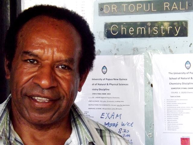 University of Papua New Guinea's Professor Topul Rali. Photo: supplied
